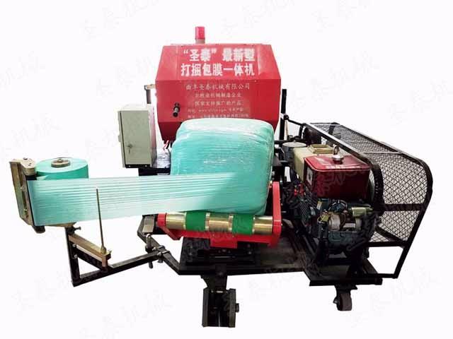 打捆包膜機(jī)體積小、重量、結(jié)構(gòu)緊湊、操作方便