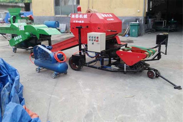 打捆包膜一體機停駛以后，自身重量完全由輪胎承受，從而造成接觸地面的部位承受壓力過大而變形